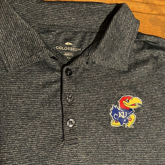 Kansas Jayhawks KU Colosseum Polo - Picture 2 of 2